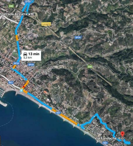 Villa Vista Mare Lavagna Eksteriør bilde